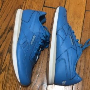 Brand new baby blue leather vintage Reebok Women's Classic Harman Run